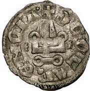 Denier - Philip II, Crusader and Christian states in the Eastern Mediterranean, 1307-1313 reverse image