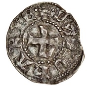 1 Denier Tornese - Martin Zaccaria, Crusader and Christian states in the Eastern Mediterranean, 1324-1339 reverse image