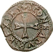 1 Denier Tornese - Lazaros Giustiniani obverse image