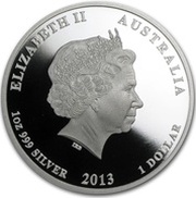 1 Dollar - Elizabeth II 4th Portrait - HRH Prince George obverse image