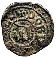 1 Denaro - Dorino Gattilusio, Crusader and Christian states in the Eastern Mediterranean, 1428-1449 reverse image