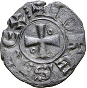 Denier - John of Brienne, Crusader and Christian states in the Eastern Mediterranean, 1219-1221 reverse image