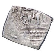 ½ Dirham Crusader imitation in the name of al-Salih Isma'il and Caliph al-Mustansir, Dimashq obverse image