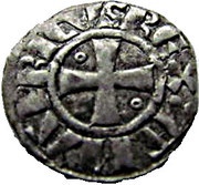 Denier - Amalric I Holy sepulcher obverse image