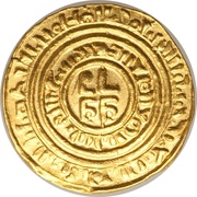 Bezant "Saracen" - Anonymous Crusader imitation - 1st type - Tyre reverse image