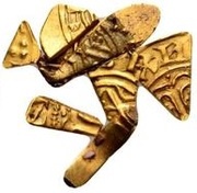 Gold Bezant fragments - Anonymous Crusader imitation reverse image