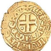 Bezant "Saracen" - Anonymous Crusader imitation - 4th type Agnus Dei - Acre reverse image