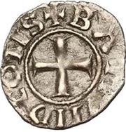 Tripoli Bohémond V Denier à l'étoile obverse image