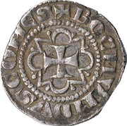 Demi-Gros - Bohemond VI, Crusader and Christian states in the Eastern Mediterranean, 1251-1275 reverse image