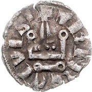 Denier - George I Ghisi, Crusader and Christian states in the Eastern Mediterranean, 1303-1311 reverse image
