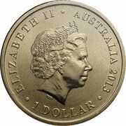 1 Dollar - Elizabeth II 4th Portrait - Bush Babies - Platypus obverse image