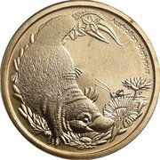 1 Dollar - Elizabeth II 4th Portrait - Bush Babies - Platypus reverse image