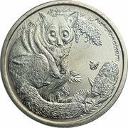 1 Dollar - Elizabeth II 4th Portrait - Bush Babies - Possum reverse image