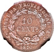 10 Centavos Pattern reverse image