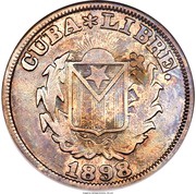 20 Centavos Pattern reverse image