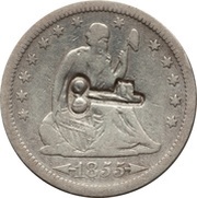 25 Centavos Countermarked obverse image