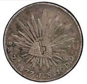 8 Reales Countermarked obverse image