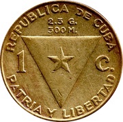 1 Centavo José Martí obverse image