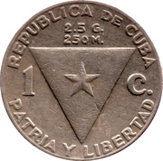 1 Centavo José Martí obverse image