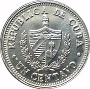 1 Centavo Patria o Muerte obverse image