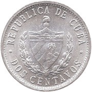 2 Centavos Patria o Muerte obverse image
