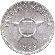 2 Centavos Patria o Muerte reverse image