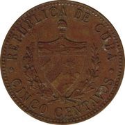 5 Centavos obverse image