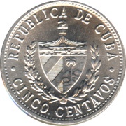 5 Centavos Patria y Libertad obverse image