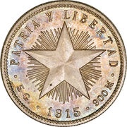 20 Centavos reverse image