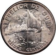 20 Centavos 50th. Anniversary of the Republic obverse image
