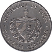 40 Centavos Camilo Cienfuegos Gorriarán obverse image