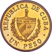 1 Peso José Martí obverse image