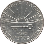 1 Peso José Martí obverse image