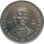 1 Peso Carlos Manuel de Céspedes reverse image