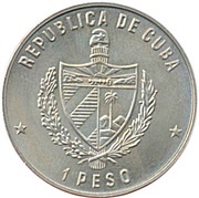 1 Peso Butterfly Flower obverse image