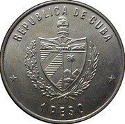 1 Peso First Joint Space Flight obverse image