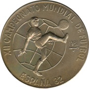 1 Peso World Championship Spain '82, Cuba, 1981 reverse image