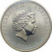 1 Dollar - Elizabeth II 4th Portrait - Merry Christmas 2013 obverse image