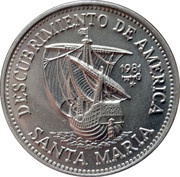 1 Peso Santa Maria, Cuba, 1981 reverse image
