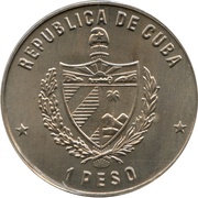 1 Peso Don Quixote and Sancho Panza obverse image