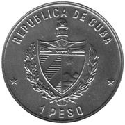 1 Peso Cuban Railway obverse image