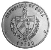 1 Peso Sarajevo 1984 - Ice Hockey obverse image