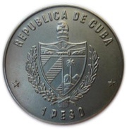 1 Peso Cuban Volanta Coach obverse image
