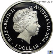 1 Dollar - Elizabeth II 4th Portrait - 60th Anniversary of the Korean War - Silver Proof obverse image