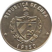 1 Peso Cuban Parrot obverse image