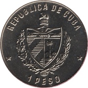 1 Peso Skater - without rings obverse image