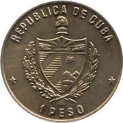 1 Peso Trinidad Main Parish Church obverse image