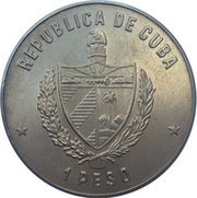1 Peso Soccer World Championship - Mexico 86 obverse image