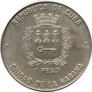 1 Peso European Cup 1988 obverse image