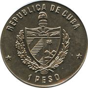 1 Peso First Spanish Railroad obverse image